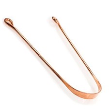 Ayurvedic Copper Tongue Cleaner Scraper For Oral Hygiene  Bad Breath x 10 Pcs