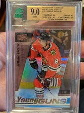 2019-20 UD Young Guns Dominik Kubalik Blackhawks RC Rookie #246 Acetate MNT 9.0