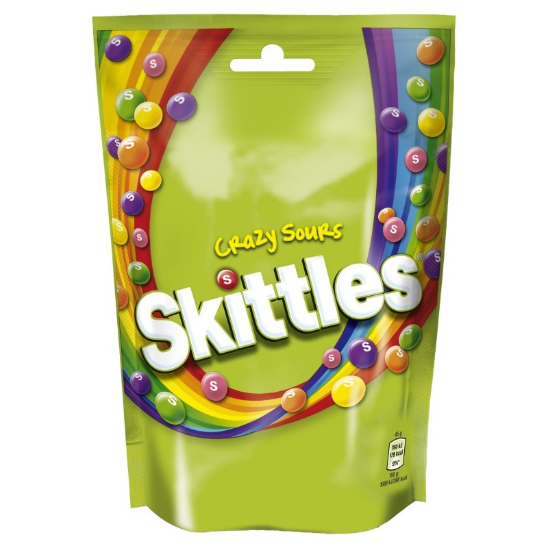 Skittles Darkside Sour Berry Tropical Chewy Candy Mix - 174g Bag