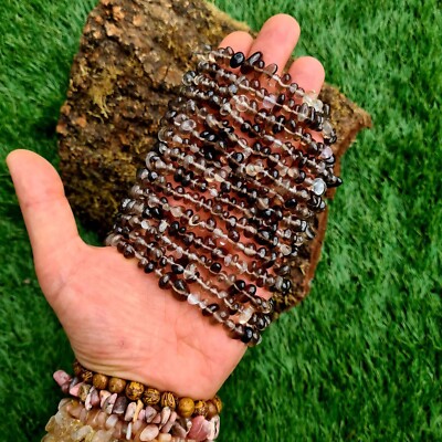 Freiform Chip Rauchquarz Heilarmband, bringen emotionale Ruhe in Ihre Spirituose