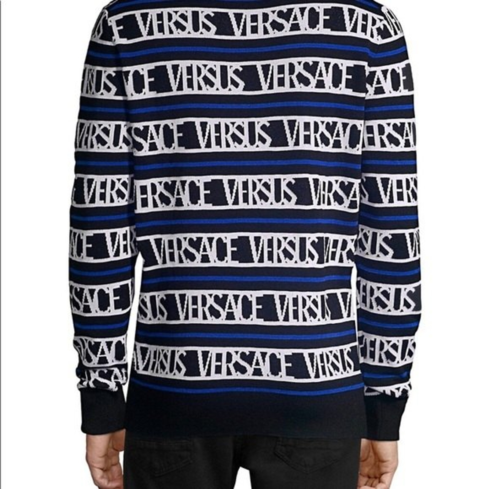 NWOT Versace Versus collection all over logo sweater size -48 image 6