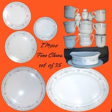 IMoco fine china dinner Plates Set