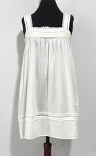 SoieRose 100 Cotton Strappy Victorian Nightgown - SR-1012