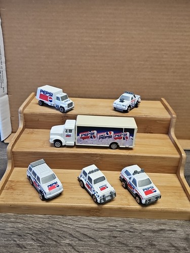 1993 Die Cast Metal Pepsi Cars Lot Of 6.