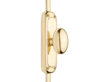 Signature Ironmongery Classic Oval Knob Door Brass Cremone Bolt 9 feet Polished