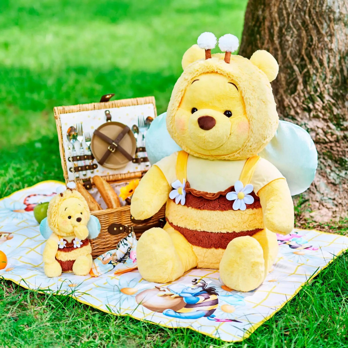 Disney Store Japan Winnie the Pooh 80cm Stuffed Toy Super Big
