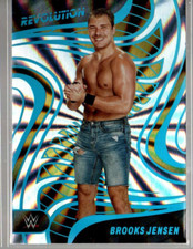 2023 Revolution WWE Sunburst #1 Brooks Jensen /99