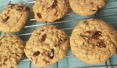Gluten Free Cranberry Oatmeal Cookies - One Dozen - Homemade 