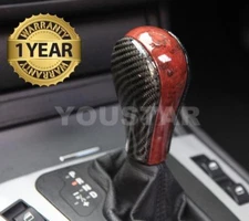 US STOCK 3D Genuine Carbon Burl Wood Shift Gear Knob for BMW 1 3 6 Series X1 Z4
