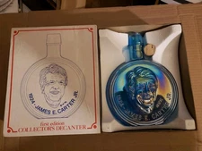 New President Jimmy Carter 8" Decanter Bottle Wheaton First Edition In Box 