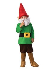 Garden Gnome Boy Costume for Kids, Boy's XS