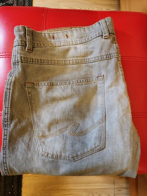 Tailored Denim Harris Mens faded jeans 32waist and 30 length worn x2  UK