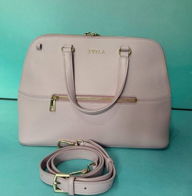 Furla Henkeltasche Lilac Leder Schulterriemen neu ohne Etikett