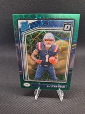 2024 Donruss Optic Jalynn Polk #240 Green Velocity Patriots