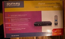 New Sunkey Electronic TV Digital Converter Box SK-801ATSC With Remote