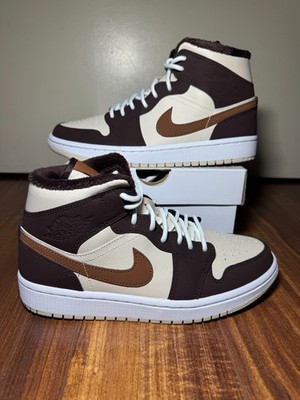 JORDAN 1 Mid Se Brown Basalt Oatmeal Women's - DO6699-200 Size 8 *SHIPS FAST!*