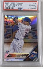 2016 Topps Chrome - Michael Conforto #52 Refractor (RC) PSA 10