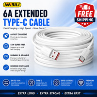 Extra Long USB Type C Charging Cable 3m 5m 14m Fast Charger Lead Heavy Duty