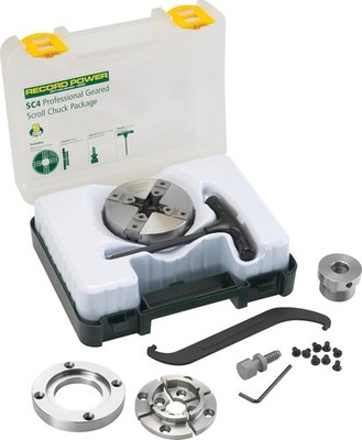 Record Power SC4 Geared Chuck Package