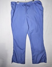 Cherokee Workwear Women's XL Scrub Pants 3 Pocket Elastic Waist Drawstring EUC