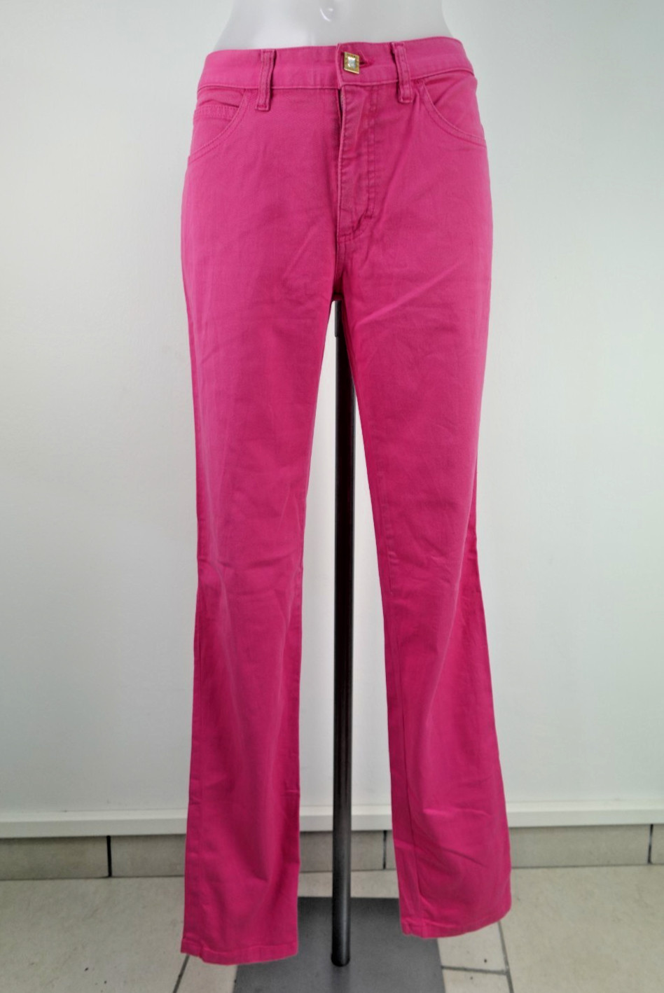Versace Classic V2 Women's Trousers Size 45/31 Woman Italy Vintage Skinny