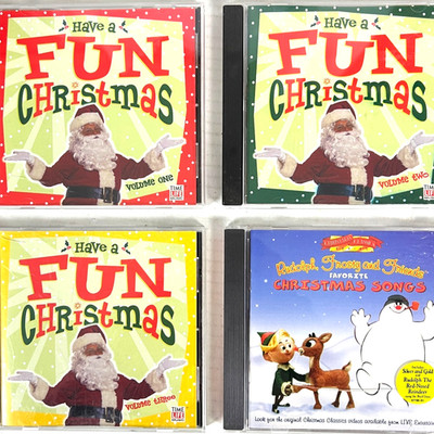 Have A Fun Christmas 4 CD Lot Rudolph Frosty Friends Classics Time Life Vols 1-3