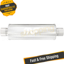 Magnaflow 12619 3 Inout 6 Round Straight-through Performance Exhaust Muffler