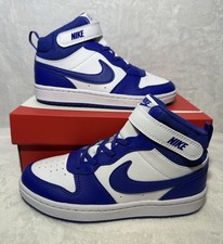 Nike Court Borough Mid 2 PSV White Deep Night Kids Youth Sneakers Size 11c