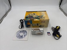 Vivitar Digital Camera Vivicam 3715 3.3MP Silver w/ 256MB SD Card - TESTED