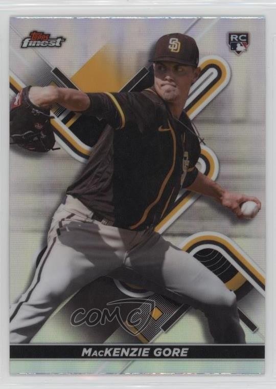 2022 Topps Finest Refractor Mackenzie Gore #22 uk2