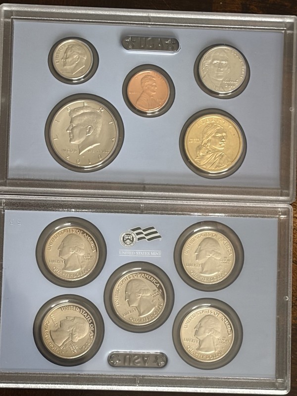 2010 S Clad Proof Set - US Mint - 10 Coins