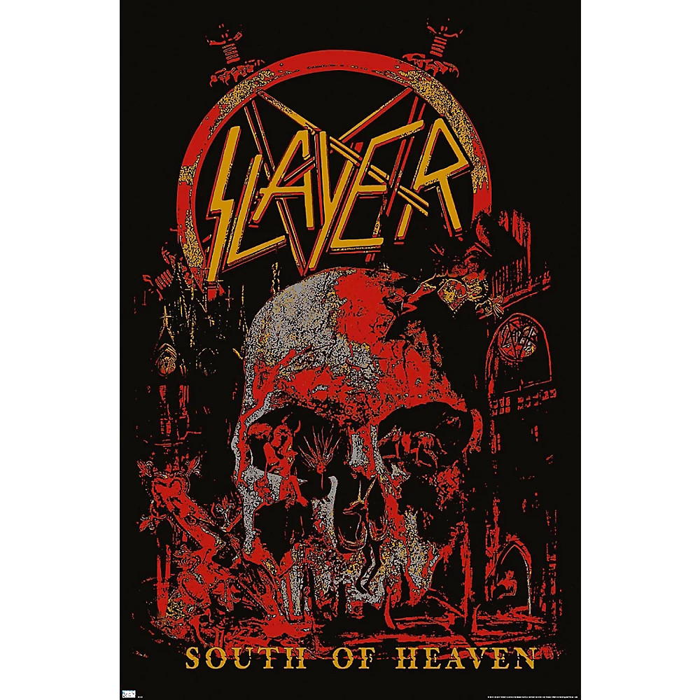 Международный плакат Slayer к югу от Рая Тенденции 2590₽