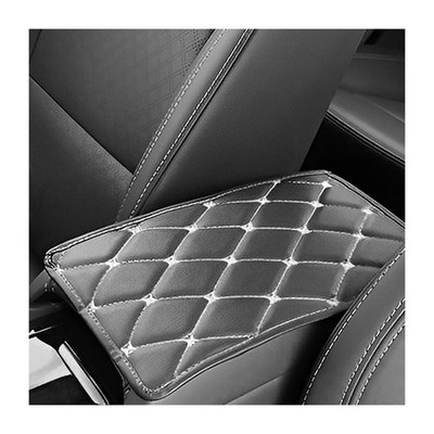 Auto Mittelkonsolenpolster, Leather Car Armrest Box Pad, Mittelarmlehne Abdec...