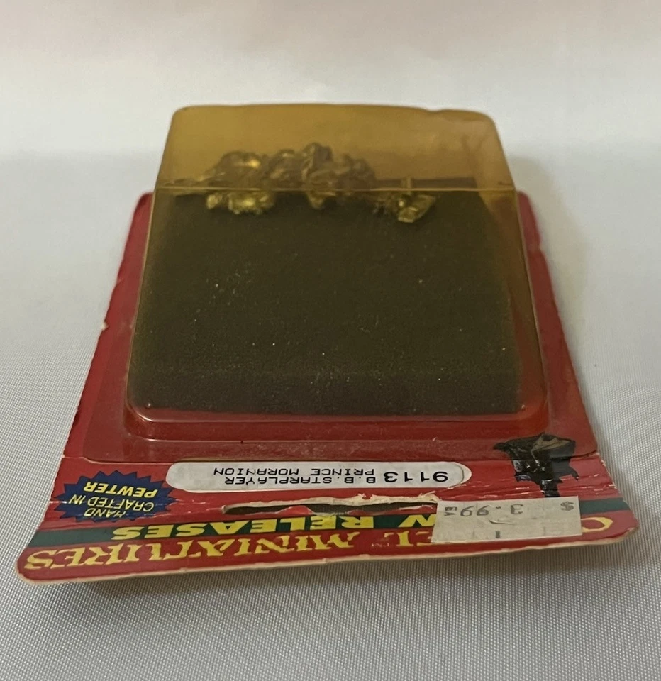 M50 Citadel Minis Blood Bowl Prince Moranion Star Player 9113 NOS Metal GW 1993 - Image 4 of 4