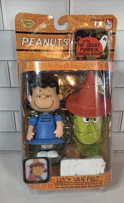 VTG 2003 Set Of 4 Memory Lane Peanuts Great Pumpkin Charlie Brown Figures Sealed