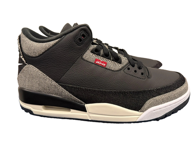 Nike Air Jordan 3 Retro SP x Levi's Black Denim IR0914-400 Sizes