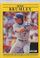 1991 Fleer - Mike Brumley #445