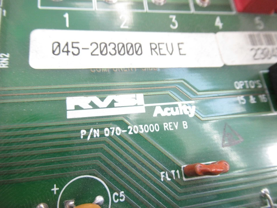 070-203000 RVSI Acuity Rev. B control board - Image 4 of 4