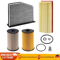 1K0129620D Inspektionpaket Filtersatz FÜR Audi Seat Skoda VW Golf Touran 2.0TDI