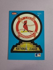 St. Louis Cardinals Toronto Blue Jays 1987 Fleer Stickers Baseball Card K0591