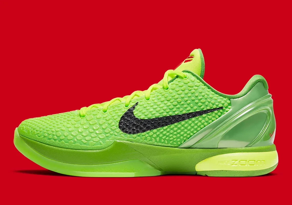 Size 9.5 - Nike Zoom Kobe 6 Protro Low Grinch for sale online | eBay