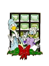 Disney Store Christmas Mickey Advent Calendar Pin 2024 Grandma Duck Uncle Waldo