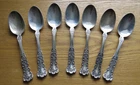 SET OF 7 GORHAM BUTTERCUP STERLING SPOONS APPROX 5 3/4" LONG