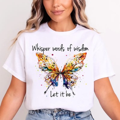 whisper words of wisdom let it be Comfort Tee