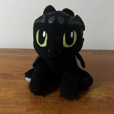 Build A Bear Workshop Toothless Dragon Plush Stuffed Animal Black Bab