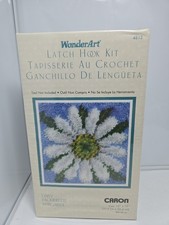 NEW WonderArt DAISY Latch Hook Rug/Hanging Kit 12x12"