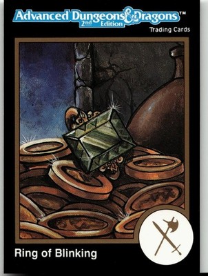 1991 TSR Advanced Dungeons & Dragons Gold Edition #422 Ring of Blinking