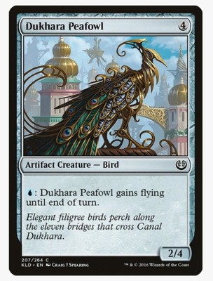 Dukhara Peafowl | MTG Kaladesh KLD | Magic Artifact Creature Bird | LP