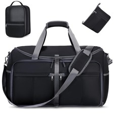 Foldable Garment Bags for Travel, 2 in 1 Convertible Carry On Travel Garment ...