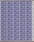USA, 1026, GEORGE PATTON, MINT NH, VINTAGE 1950'S, FULL SHEET OF 50
